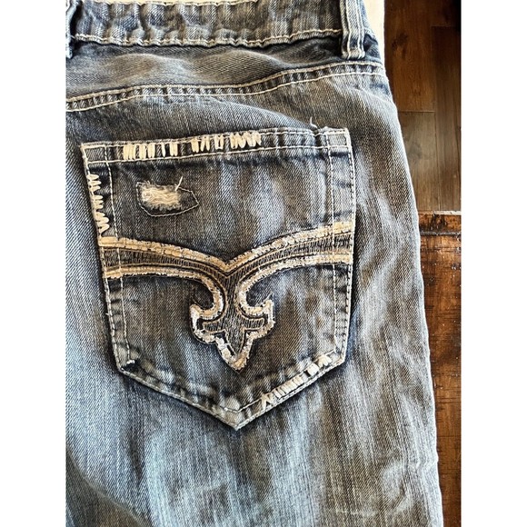 Route 66 Relaxed Straight Jeans Mens Size Tag 34x30 - Picture 4 of 7